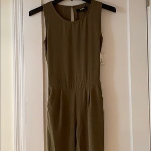 NWT khaki jumpsuit